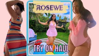 CUTE BIKINIS & COVERUPS! Curvy girl approved! | Rosewe Try On Haul