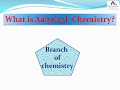 WHAT IS ANALYTICAL CHEMISTRY?   marathi