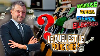 Le Carburant Moins Cher En 2025Essence Vs Diesel Vs Éthanol Vs Électrique