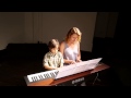 Arman (6) and his Mom perform piano duet Winter Waltz
