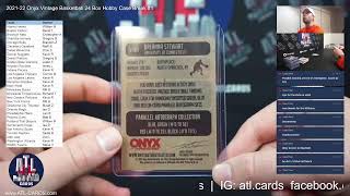 2021-22 Onyx Vintage Basketball 24 Box Hobby Case Break #1