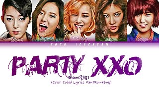 Glam 'Party XXO' (Color Coded Lyrics Han/Rom/Eng)