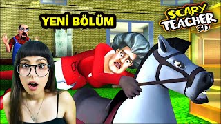 Scary Teacher 3D Korkunç Öğretmen Attan Düştü Ayakkabi Şakasi Yeni̇ Bölüm Eylül Lal