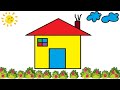 Hướng dẫn vẽ ngôi nhà đơn giản bằng Phần mềm Paint - Tin học lớp 3