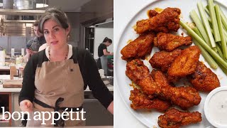 Claire Makes Buffalo Wings | From the Test Kitchen | Bon Appétit Claire Makes Buffalo Wings | From the Test Kitchen | Bon Appétit