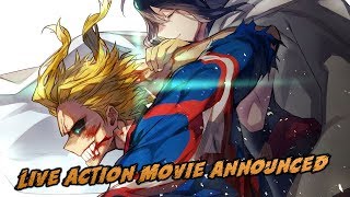 My Hero Academia Live Action Movie Announced