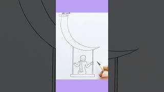 Hijab Girl Drawing