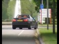 BMW M3 E46 Cabriolet accelerating leaving nice exhaust note