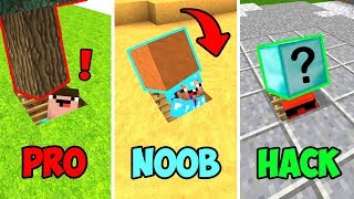 NOOB VS PRO: BUNKER APOCALIPTICO 100% EPICO 😱 NOOB VS CONSTRUIR UN BUNKER EN MINECRAFT 💎