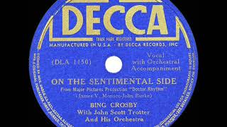 Watch Bing Crosby On The Sentimental Side video