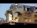 UP Train Wreck in Fontana CA - The scene 17 hours later