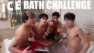 HILARIOUS ICE BATH CHALLENGE!