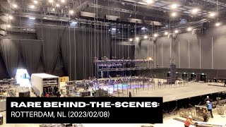 Rare Behind-The-Scenes: Manowar Crew Sets The Stage Ablaze! – Rotterdam, Nl (2023/02/08)