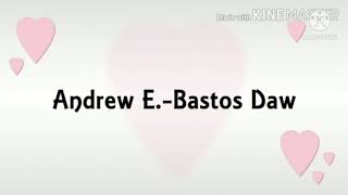 Watch Andrew E Bastos Daw video