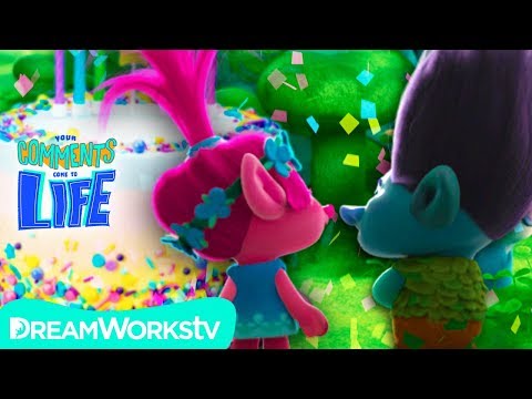 Poppy's Special SURPRISE For Branch! + More Funny TROLLS Comments| YOUR COMMENTS COME TO LIFE