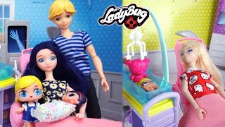 Les Bébés de la Miraculous LOL Family Surprise poupée,barbie,docteur,ambulance