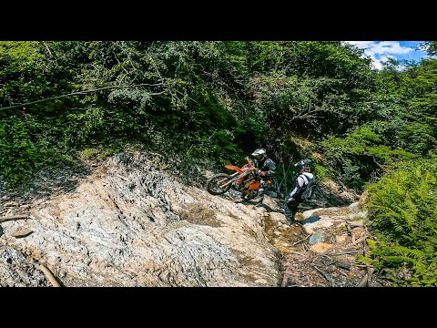Am crezut ca murim! Urcare pe parau, HARD ENDURO