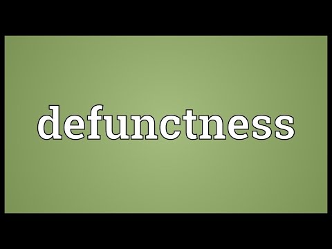 Header of defunctness