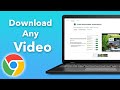 How to Download Any Video From any Website on Chrome?