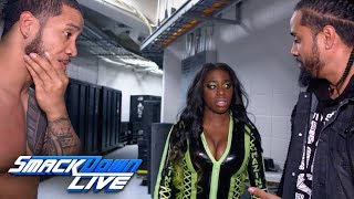 The Usos ask Naomi to avoid The Bludgeon Brothers: SmackDown Exclusive, April 17, 2018 The Usos ask Naomi to avoid The Bludgeon Brothers: SmackDown Exclusive, April 17, 2018