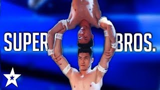 Vietnamese Super Brothers Perform Insane Acrobatic Stunt on Britain's Got Talent | Got Talent Global Vietnamese Super Brothers Perform Insane Acrobatic Stunt on Britain's Got Talent | Got Talent Global
