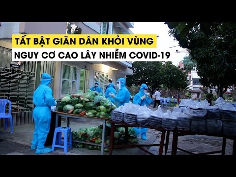 Tất bật giãn dân khỏi vùng nguy cơ cao lây nhiễm Covid-19 ở Bình Thạnh