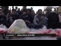Syrian refugees begin hunger strike at Greek parliament - no comment