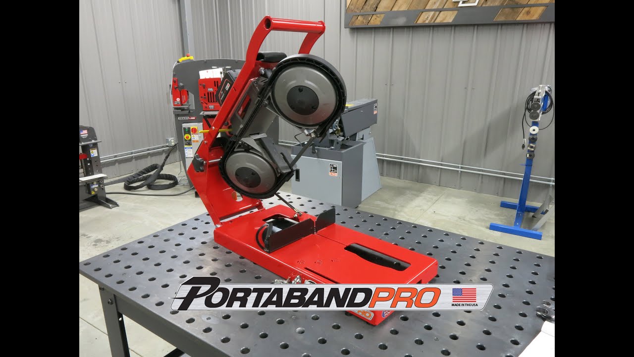 Installation of Milwaukee Portable Band Saws in Portaband Pro Jig