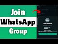 How To Join WhatsApp Group (2023) Join Public WhatsApp Group