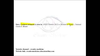Corpora Arenacea Mcq Mp4