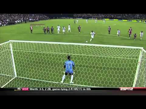 Cristiano Ronaldo scores his first hat trick of 2011-12