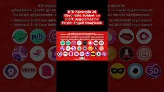 Btk Kararıyla 29 Görüntülü Sohbet Ve Flört Uygulamasına Erişim Engeli Onaylandı