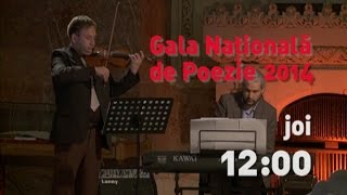Gala Naţională De Poezie 2014, La Tvr2