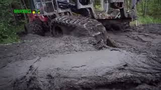 The most amazing machines and heavy powerful machinery are doing their job