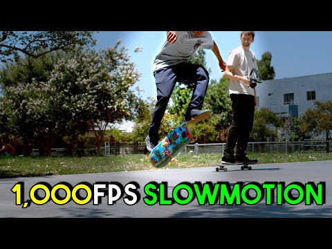 Frontside Shuv-It Lateflip to Crossfoot | 1000FPS SlowMo Skateboarding (Carlos Lastra)