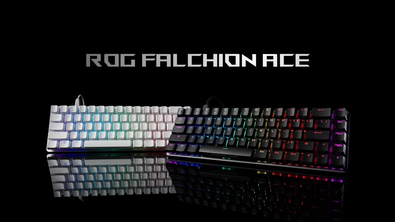 ASUS ROG Falchion Ace ROG NX Switch Kablolu RGB Beyaz Mekanik Oyuncu Klavyesi