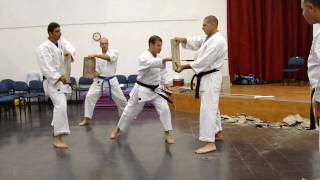 Karate Party Yuval's Club 2010 - Breaking Show By Yuval Abergil Students