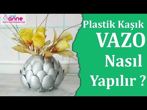 Damacana Ve Plastik Kaşıktan Kolay Avize Yapımı Videolu Damacana Ve Plastik Kaşıktan Kolay Avize Yapımı Videolu