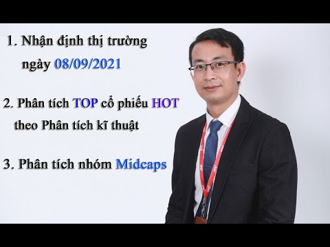 Chứng khoán hàng ngày: Nhận định thị trường ngày 08/09/2021. Phân tích nhóm MidCaps