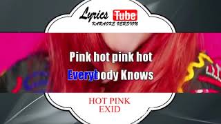 Karaoke Music EXID - HOT PINK (KOREA) 이엑스아이디