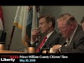 Title:Bob Wills Clashes with Chairman Stewart 5/20/08 Description:This video was requested by a viewer. Prince William County Board of County Supervisor's meeting: May 20, 2008 2 PM session.