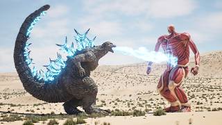 Amazing Colossal An & Godzilla Scenes By Dazzling Divine