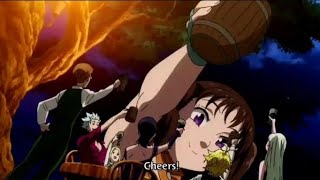 Giantess Diane 巨大娘 女巨人 Seven Deadly Sins - Japanese Giantess Anime Girl - Giantess Animations Clip