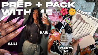 Prep Pack With Me For Girls Tripshopping,Maintenance,Packing,Etcthemiaamari
