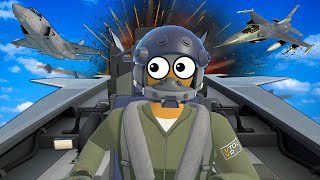 VR Jet Dogfight Leads to Plane Crash Survival! - VTOL VR Valve Index Gameplay