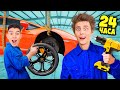 24 Hours in an AUTO REPAIR SHOP Challenge !
