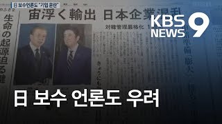주가 하락, 전세기 취소…일본 경제 되려 악영향 / KBS뉴스(News)