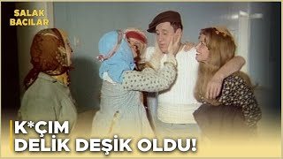 Salak Bacılar Türk Filmi | Bacılar, Koca Öküz'ü Hastaneden Kaçırıyor!
