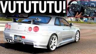 YOK ARTIK! NİSSAN GTR KULLANDIM - NİSSAN GTR-R34 ARABA MODU - ETS 2 Mod T300RS G