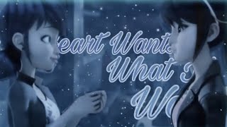 Fei X Marinette - The Heart Wants What It Wants || Edit || Miraculous World| Fei